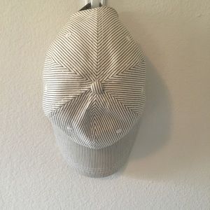 Stripped baseball cap